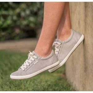 Taos Star - Grey Washed Canvas Sneakers - Size‎ 8